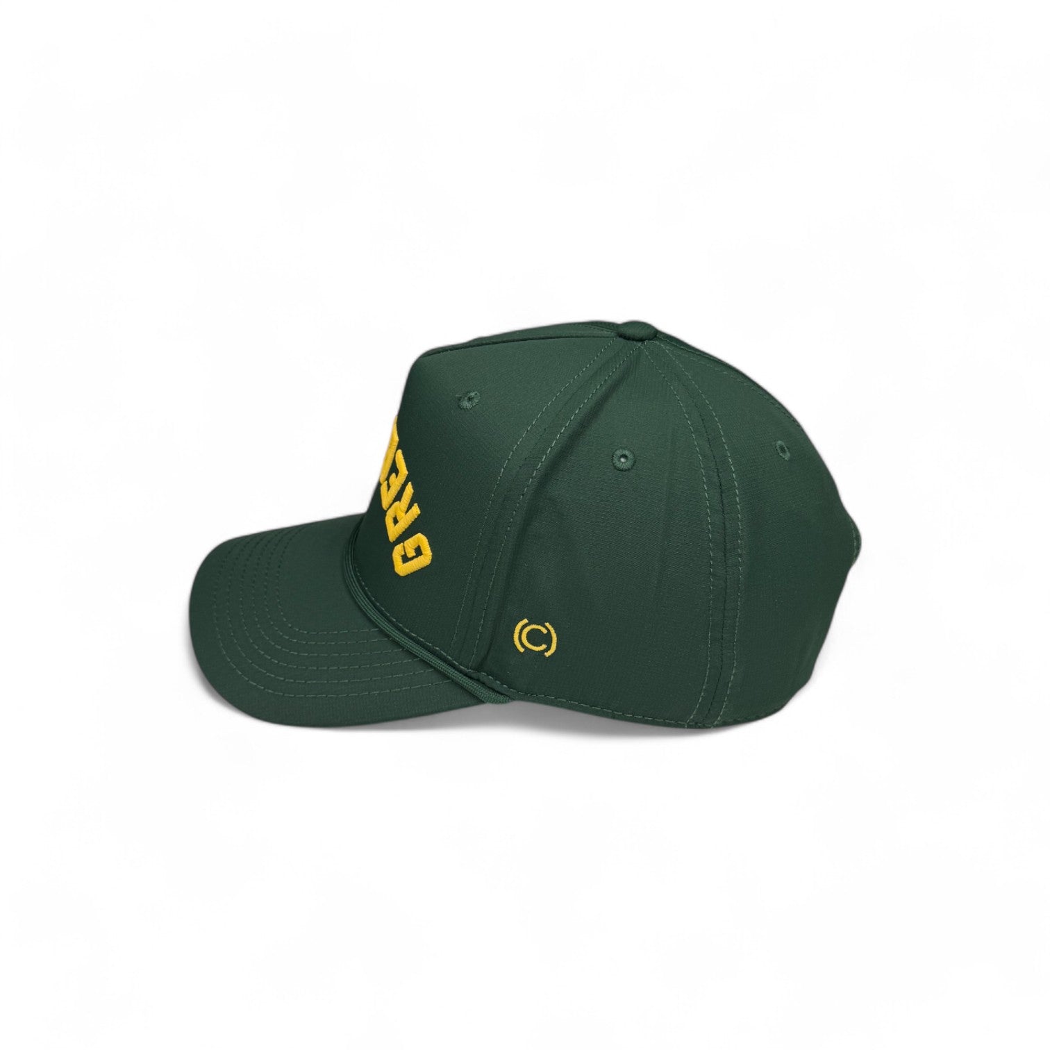 GREEN BAY - Upside Down Hunter Green Rope Hat
