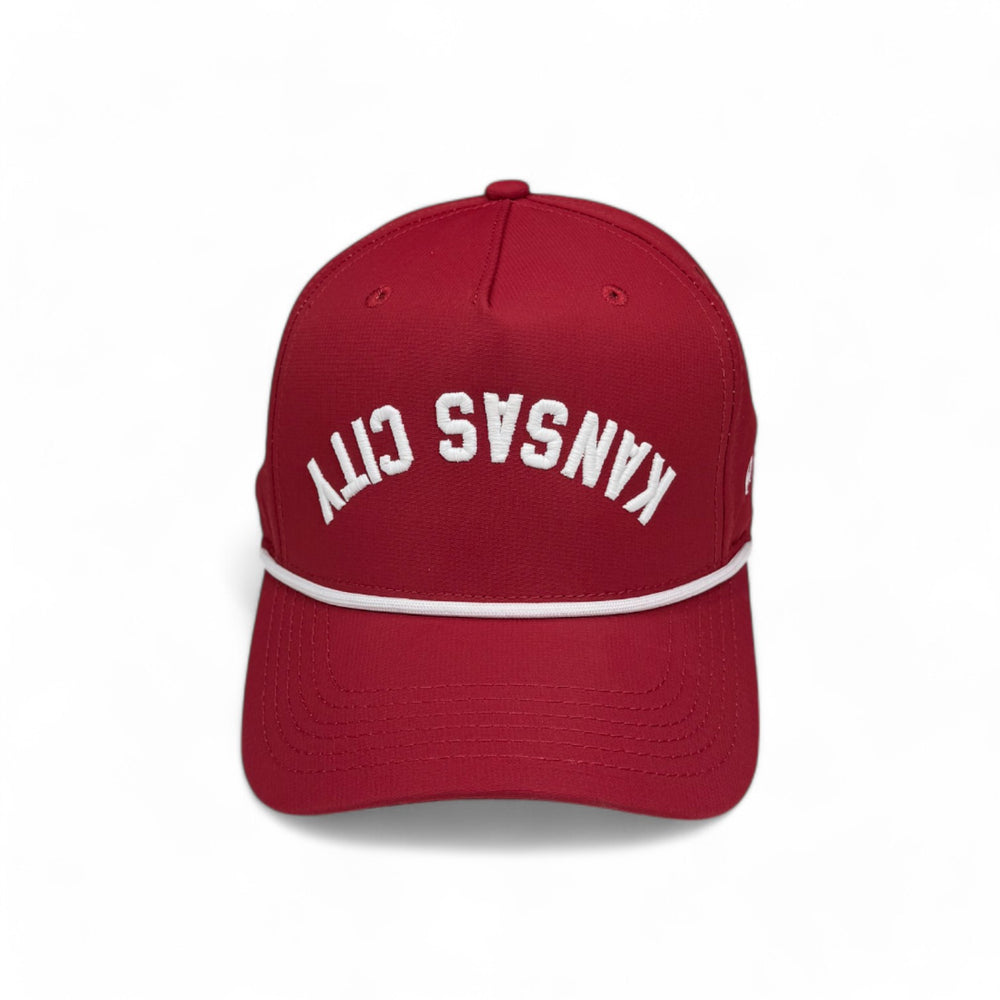 KANSAS CITY - Upside Down Crimson Rope Hat