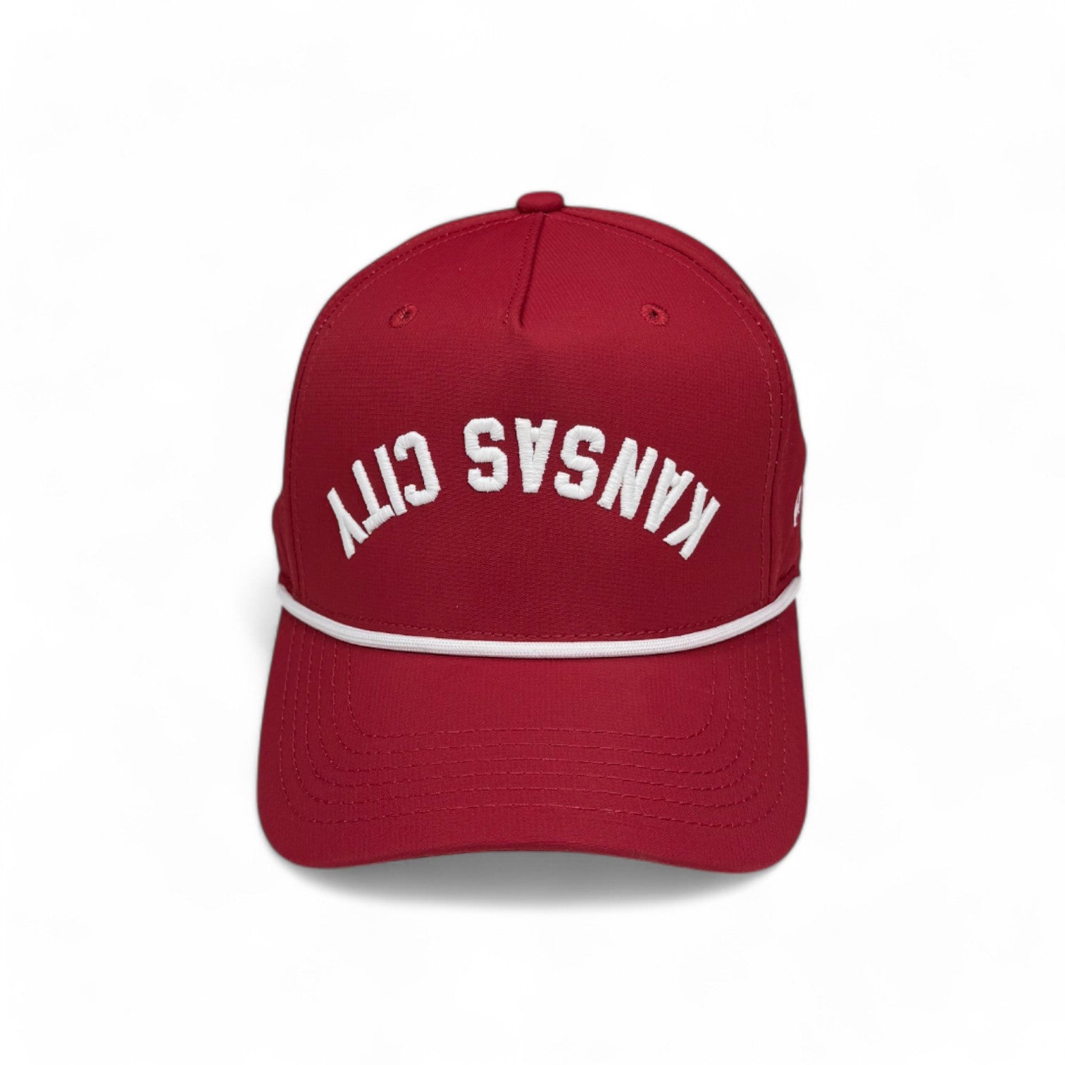 KANSAS CITY - Upside Down Crimson Rope Hat