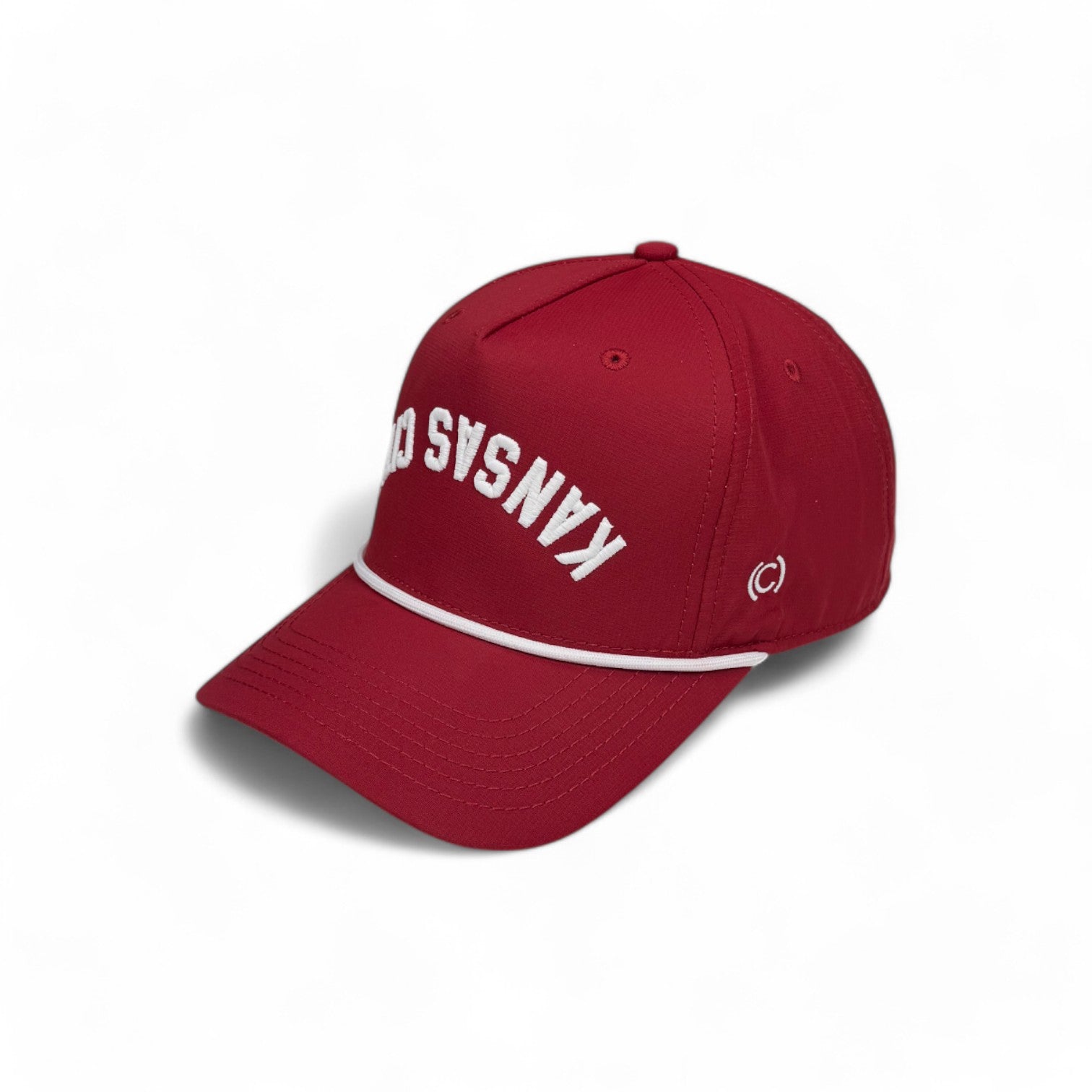 KANSAS CITY - Upside Down Crimson Rope Hat