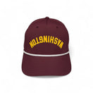 WASHINGTON -  Upside Down Burgundy Rope Hat