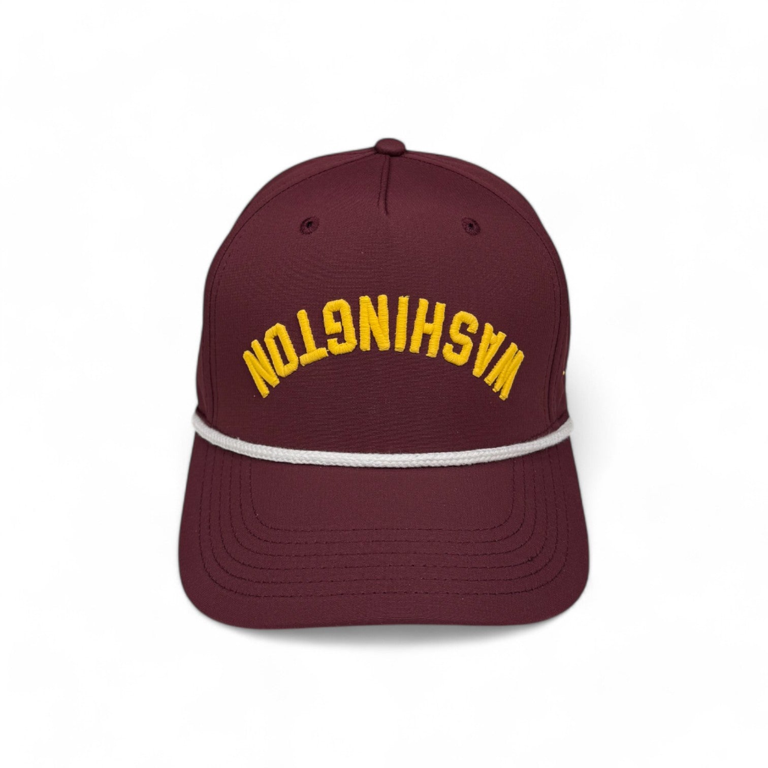 WASHINGTON -  Upside Down Burgundy Rope Hat