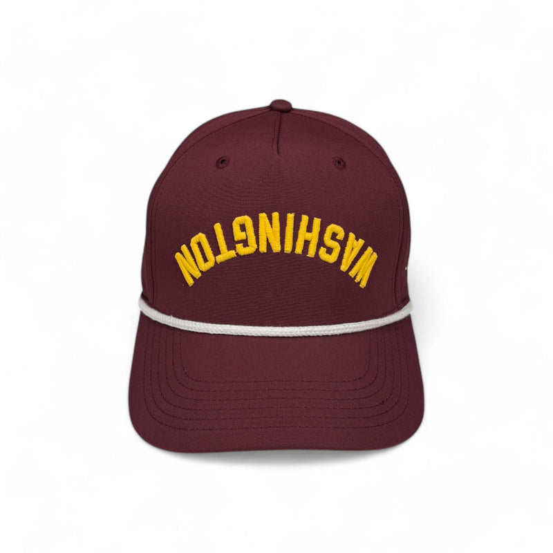 WASHINGTON -  Upside Down Burgundy Rope Hat