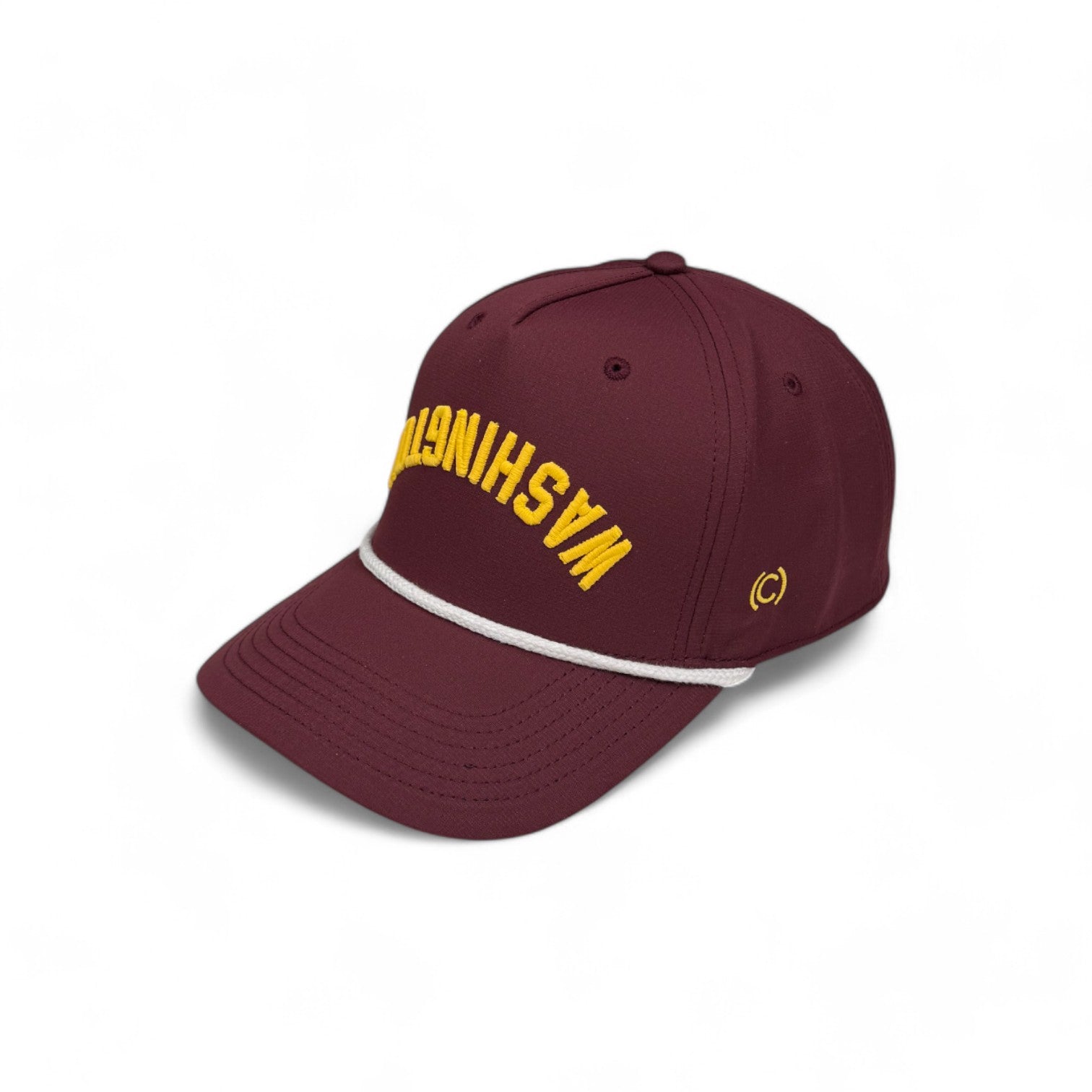 WASHINGTON -  Upside Down Burgundy Rope Hat