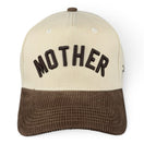 MOTHER - Right Side Up Brown & Cream Corduroy Bill Hat