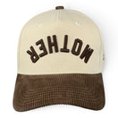 MOTHER - Upside Down Brown & Cream Corduroy Bill Hat