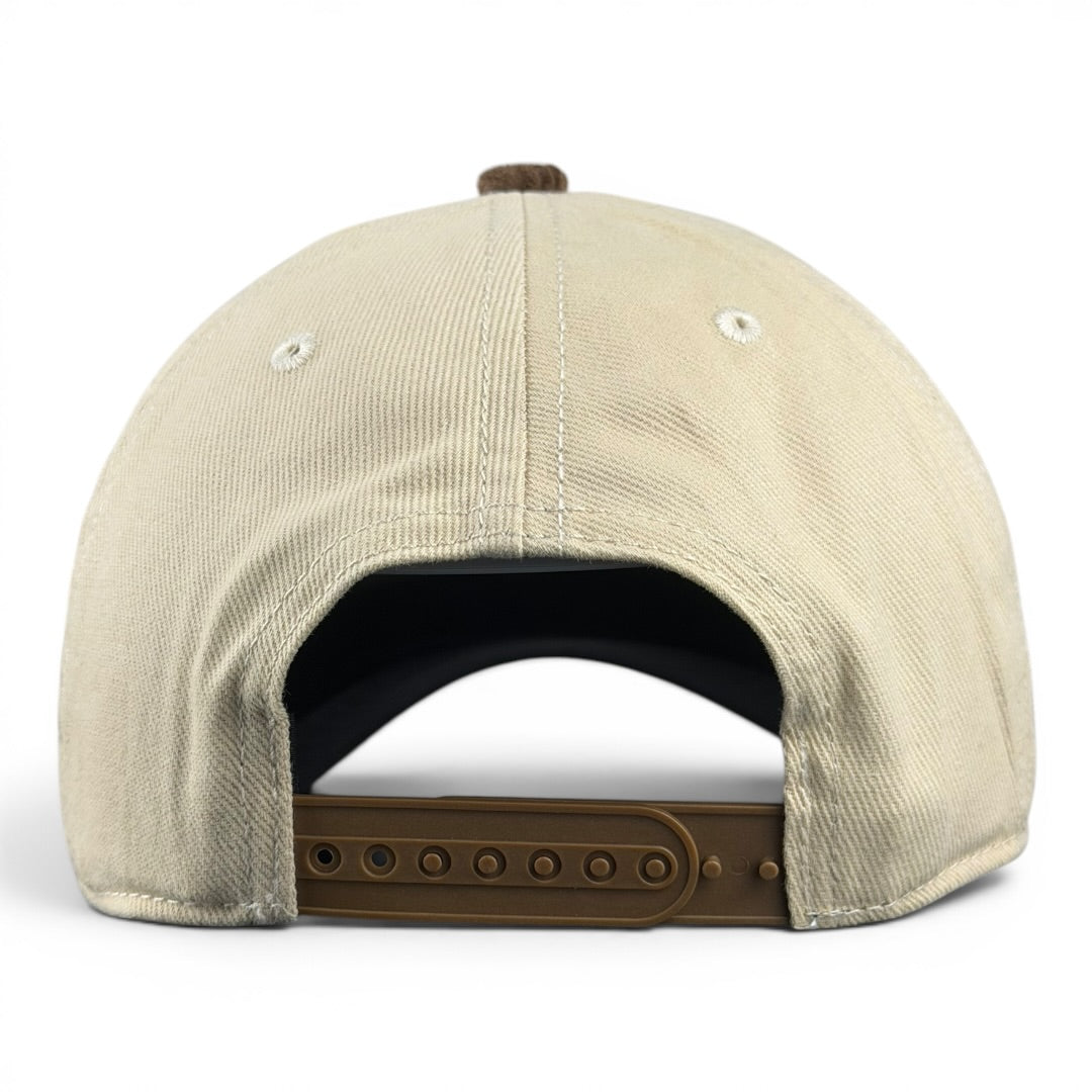 MOTHER - Right Side Up Brown & Cream Corduroy Bill Hat