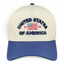 United States of America Hat - Navy & Cream Performance Two-Tone