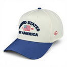 United States of America Hat - Navy & Cream Performance Two-Tone