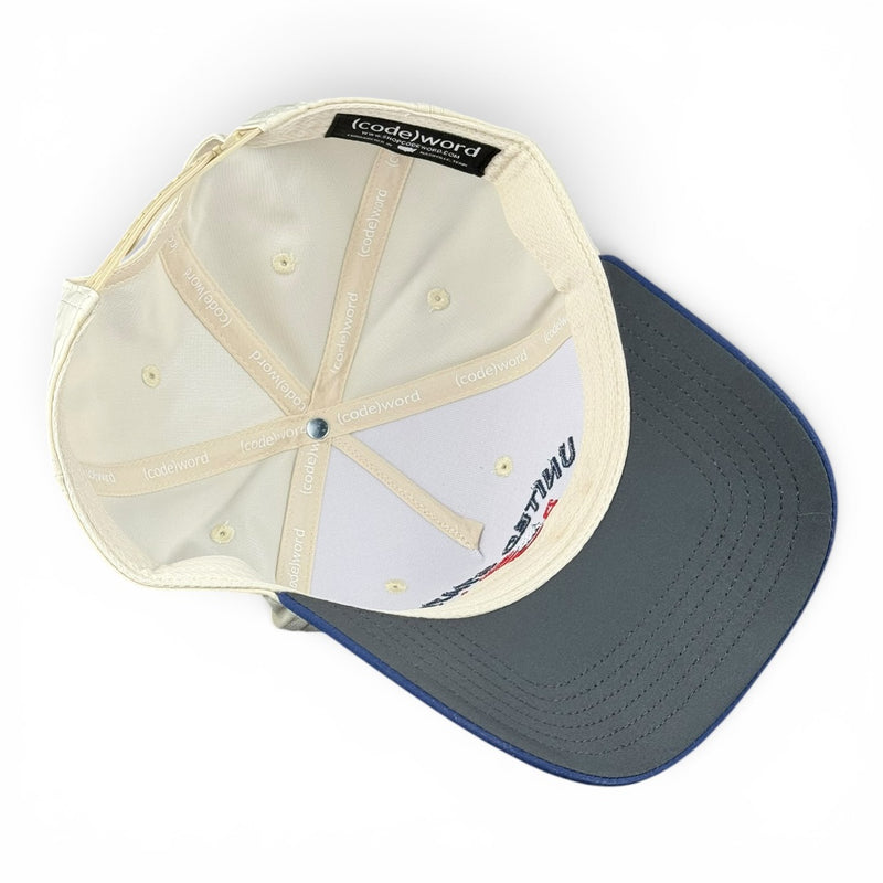 United States of America Hat - Navy & Cream Performance Two-Tone