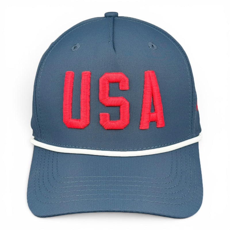 USA Hat - Dark Blue (White Rope) Performance Rope