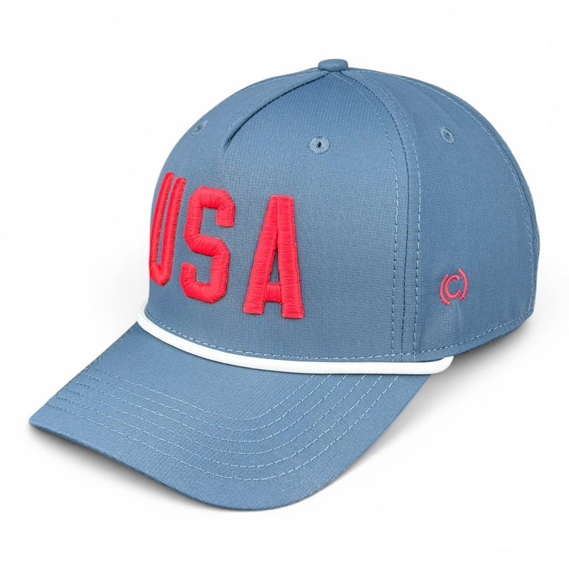 USA Hat - Dark Blue (White Rope) Performance Rope