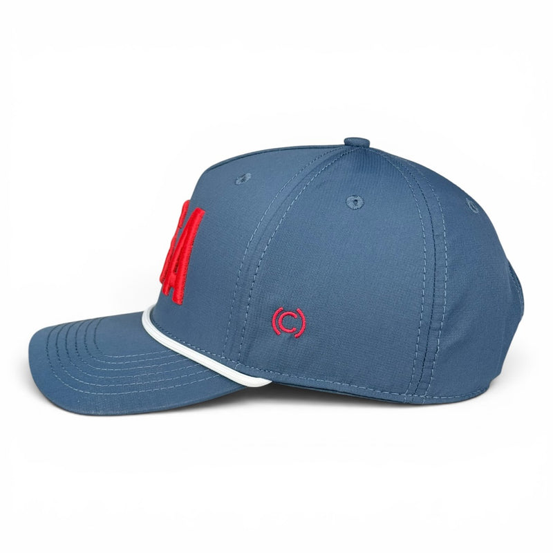 USA Hat - Dark Blue (White Rope) Performance Rope