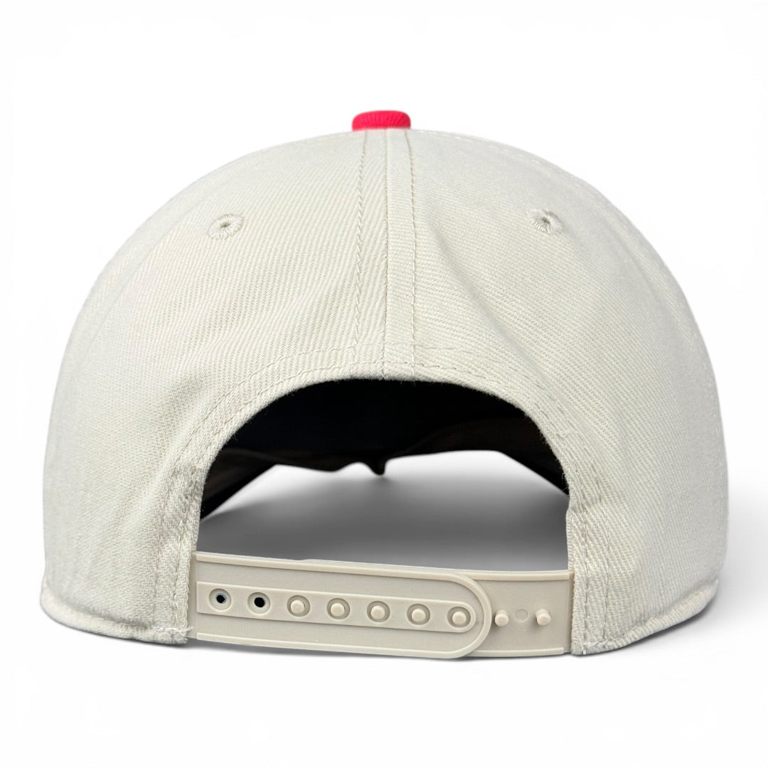 1776 Hat - Red & Cream Vintage Two-Tone