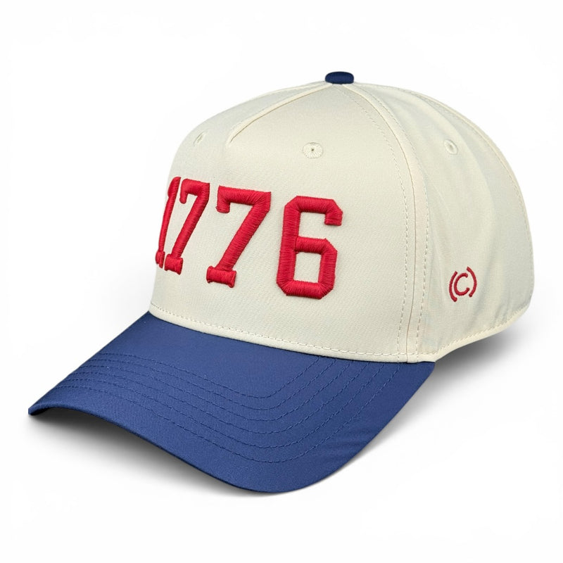 1776 Hat - Navy & Cream Performance Two-Tone