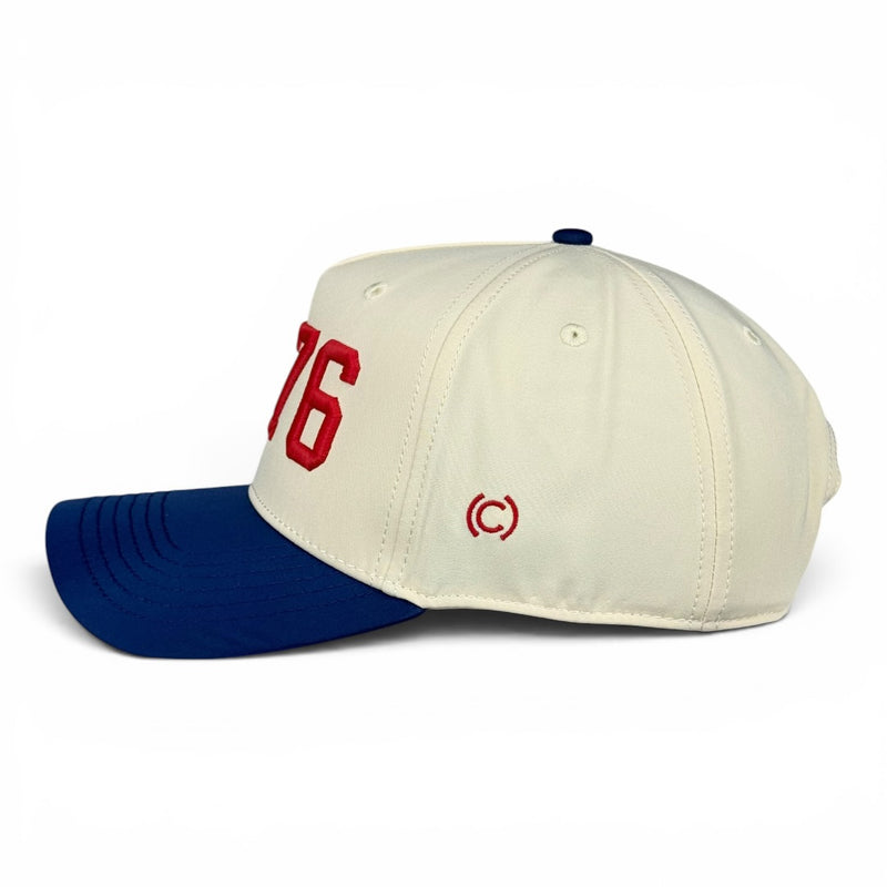 1776 Hat - Navy & Cream Performance Two-Tone