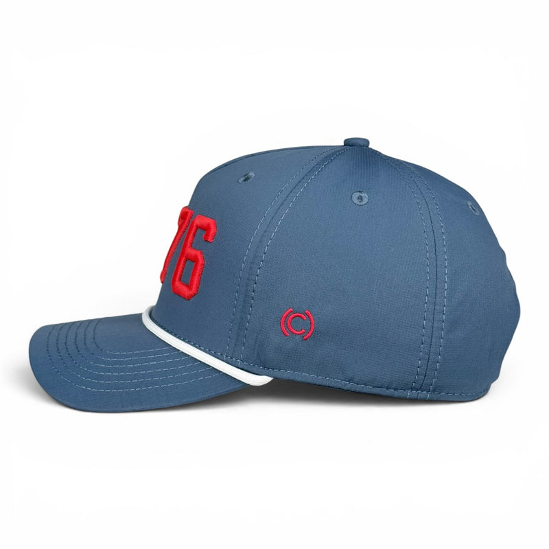 1776 Hat - Dark Blue (White Rope) Performance Rope