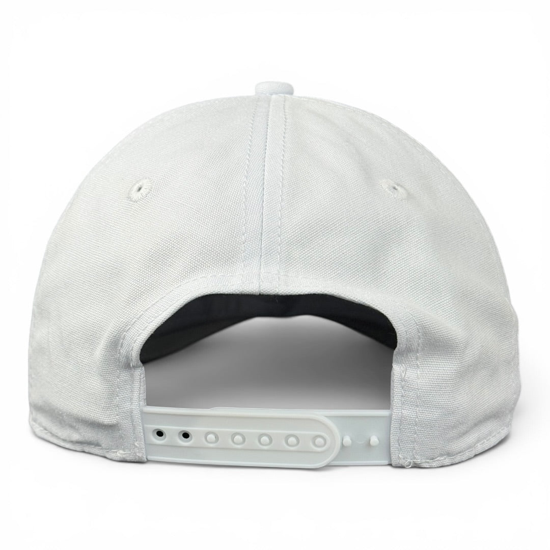 1776 Hat - White (Black Rope) Relaxed Rope