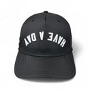 HAVE A DAY - UPSIDE DOWN Black (Black Rope) Hat