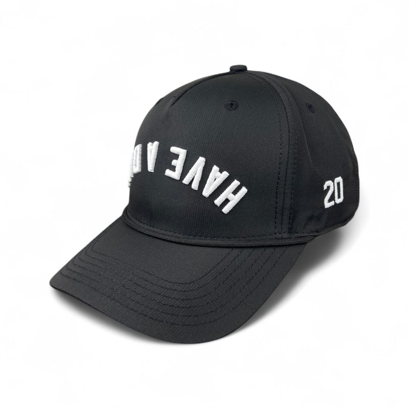 HAVE A DAY - UPSIDE DOWN Black (Black Rope) Hat