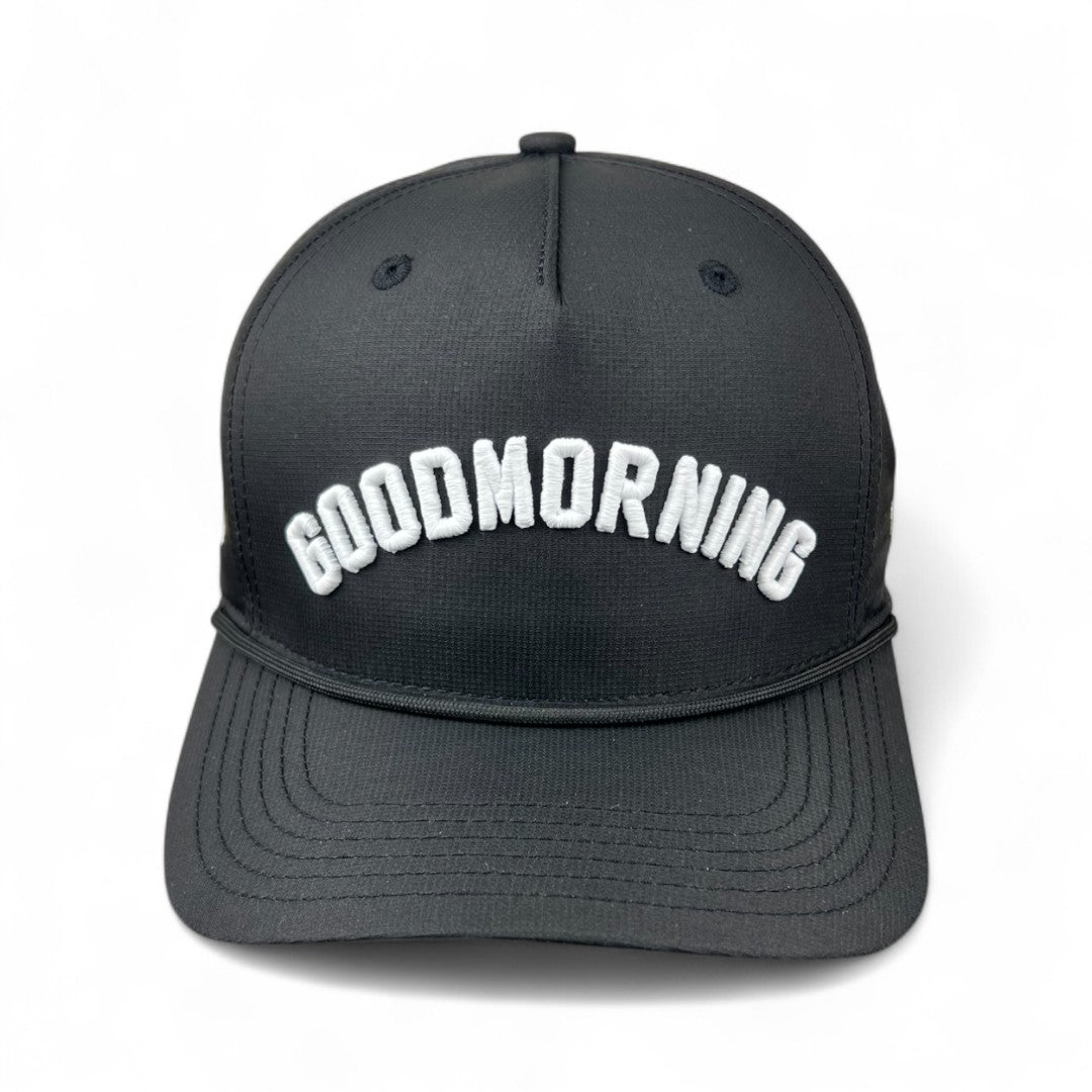 GOODMORNING - Black (Black Rope) Hat