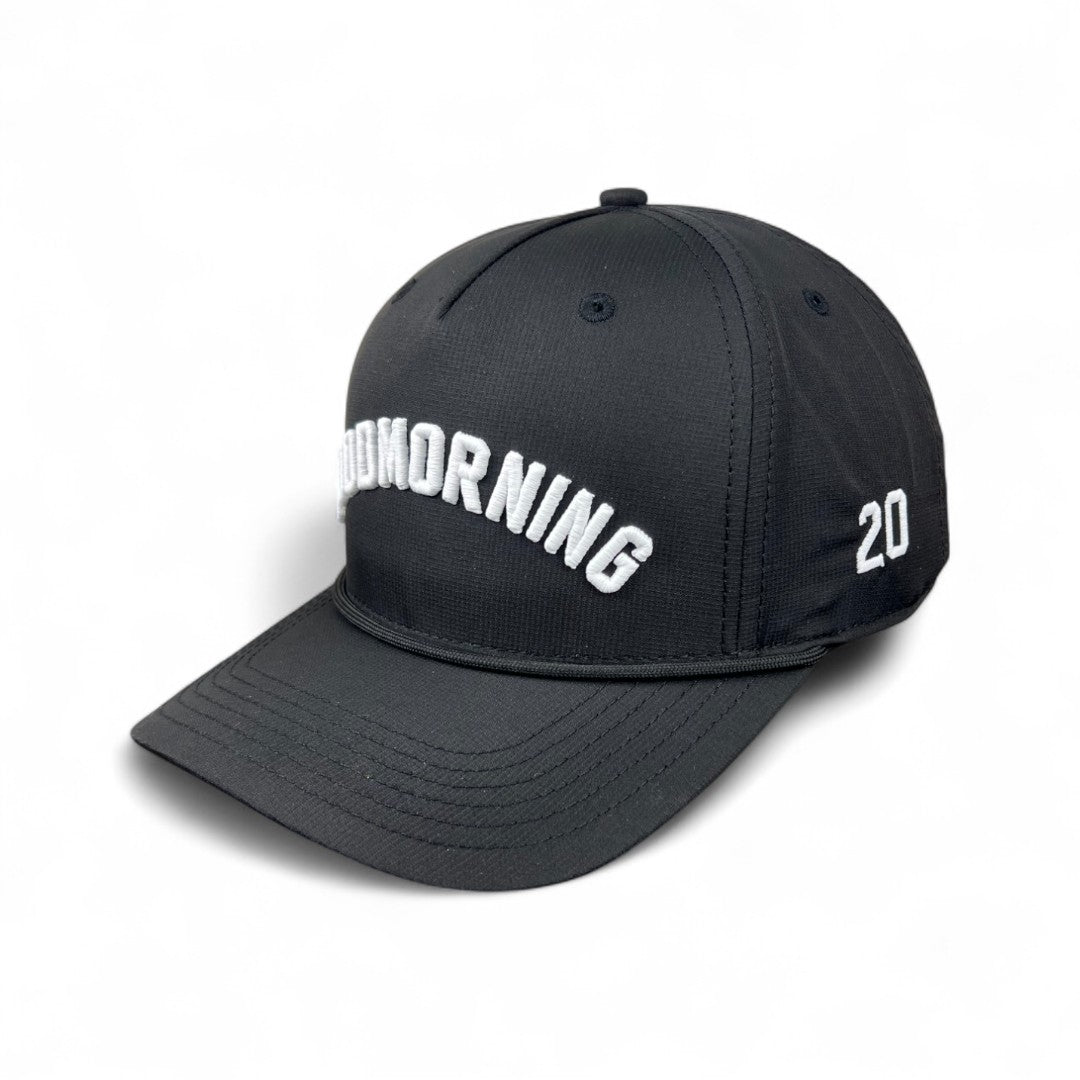 GOODMORNING - Black (Black Rope) Hat