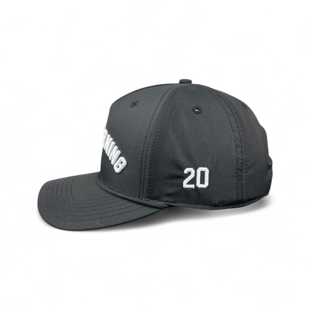 GOODMORNING - Black (Black Rope) Hat