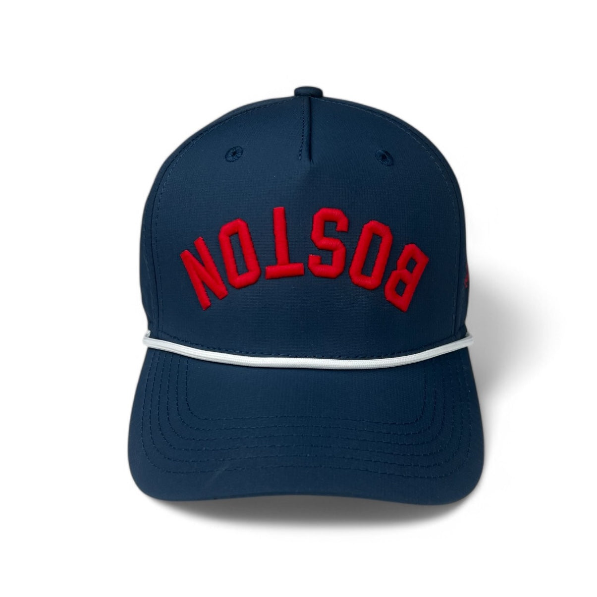 BOSTON - Upside Down Dark Blue Rope Hat