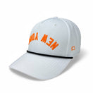 NEW YORK - Upside Down White Rope Hat