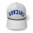 CHICAGO - Upside Down White Rope Hat