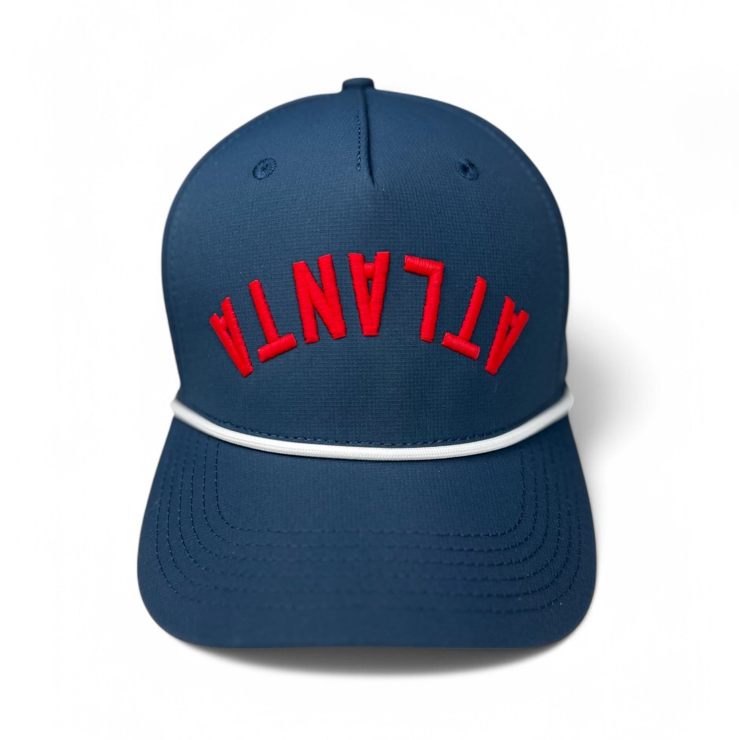 ATLANTA - Upside Down Dark Blue Rope Hat