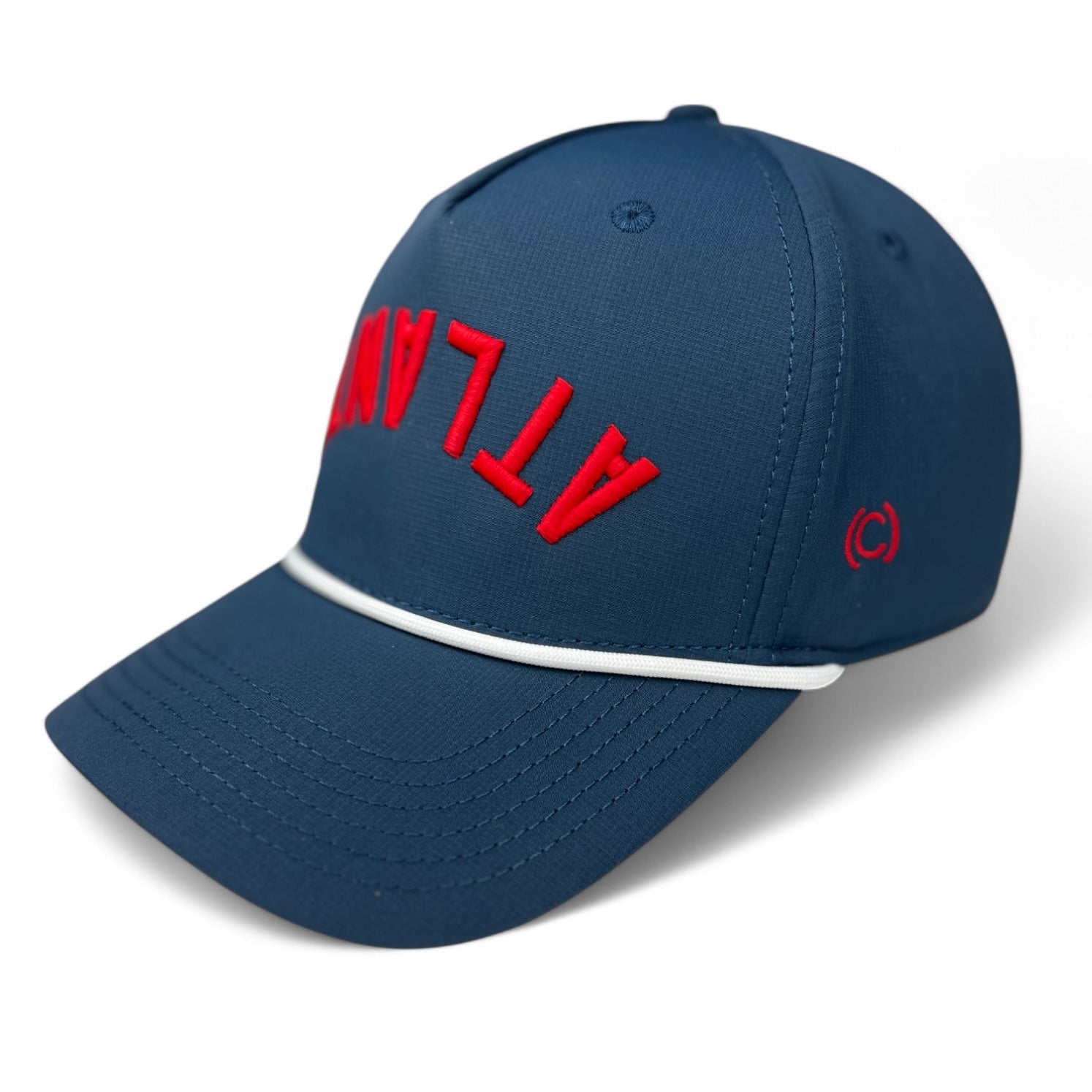 ATLANTA - Upside Down Dark Blue Rope Hat