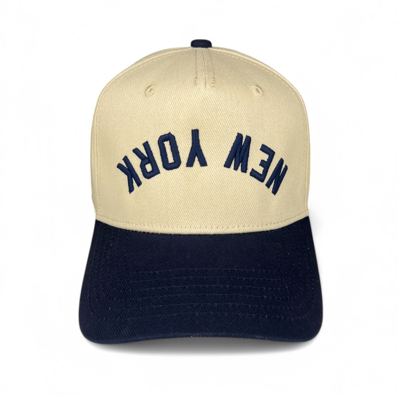 NEW YORK - Upside Down Navy & Cream Two-Tone