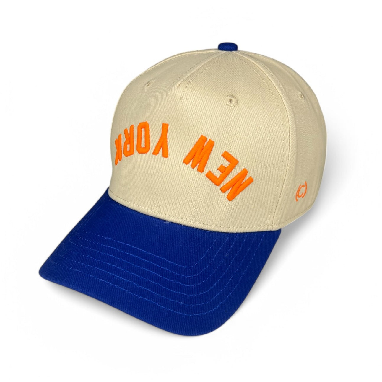NEW YORK - Upside Down Blue & Cream Two-Tone