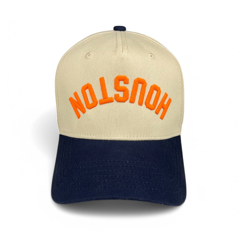 HOUSTON - Upside Down Navy & Cream Two-Tone