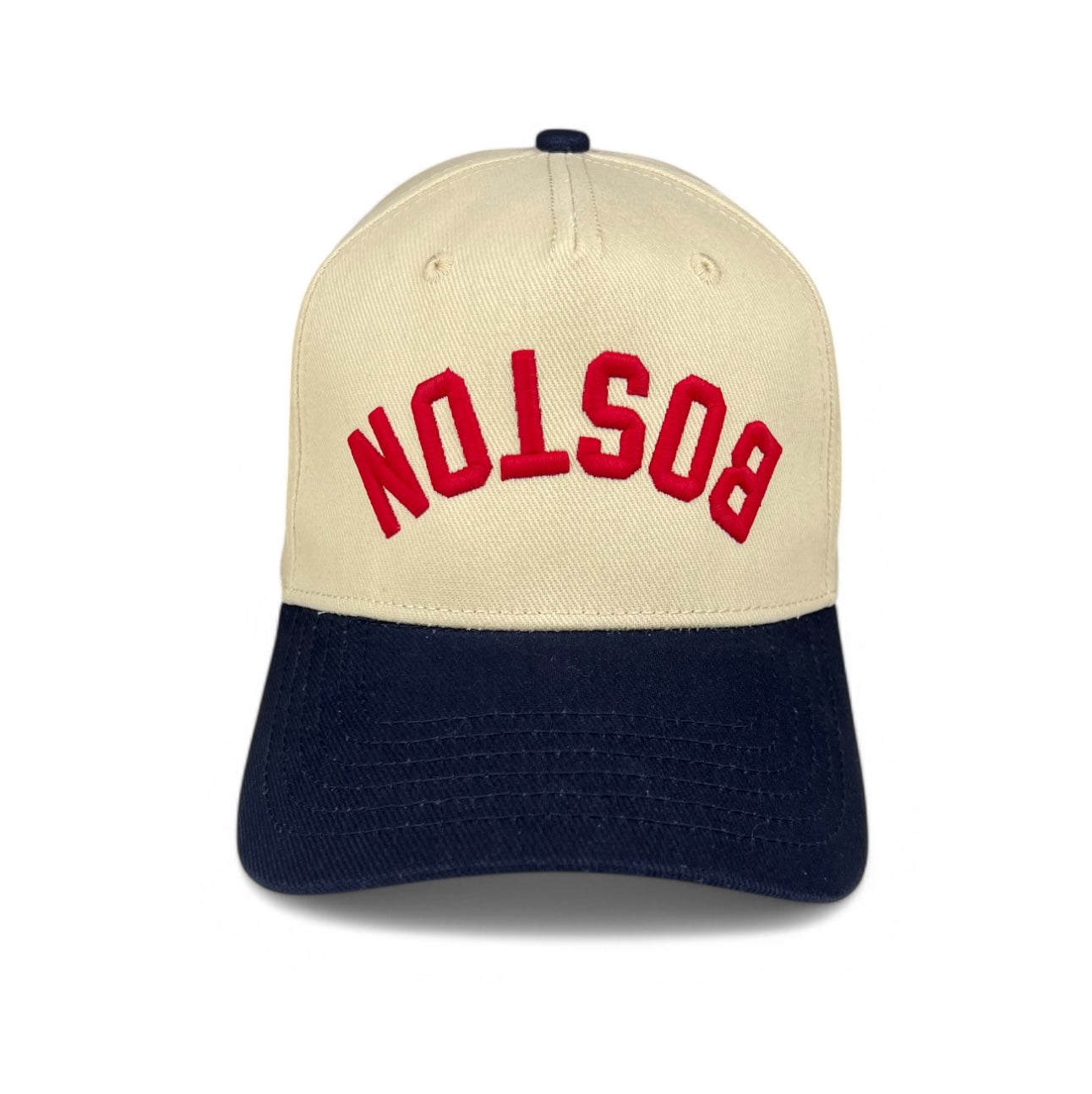 BOSTON - Upside Down Navy & Cream Two-Tone