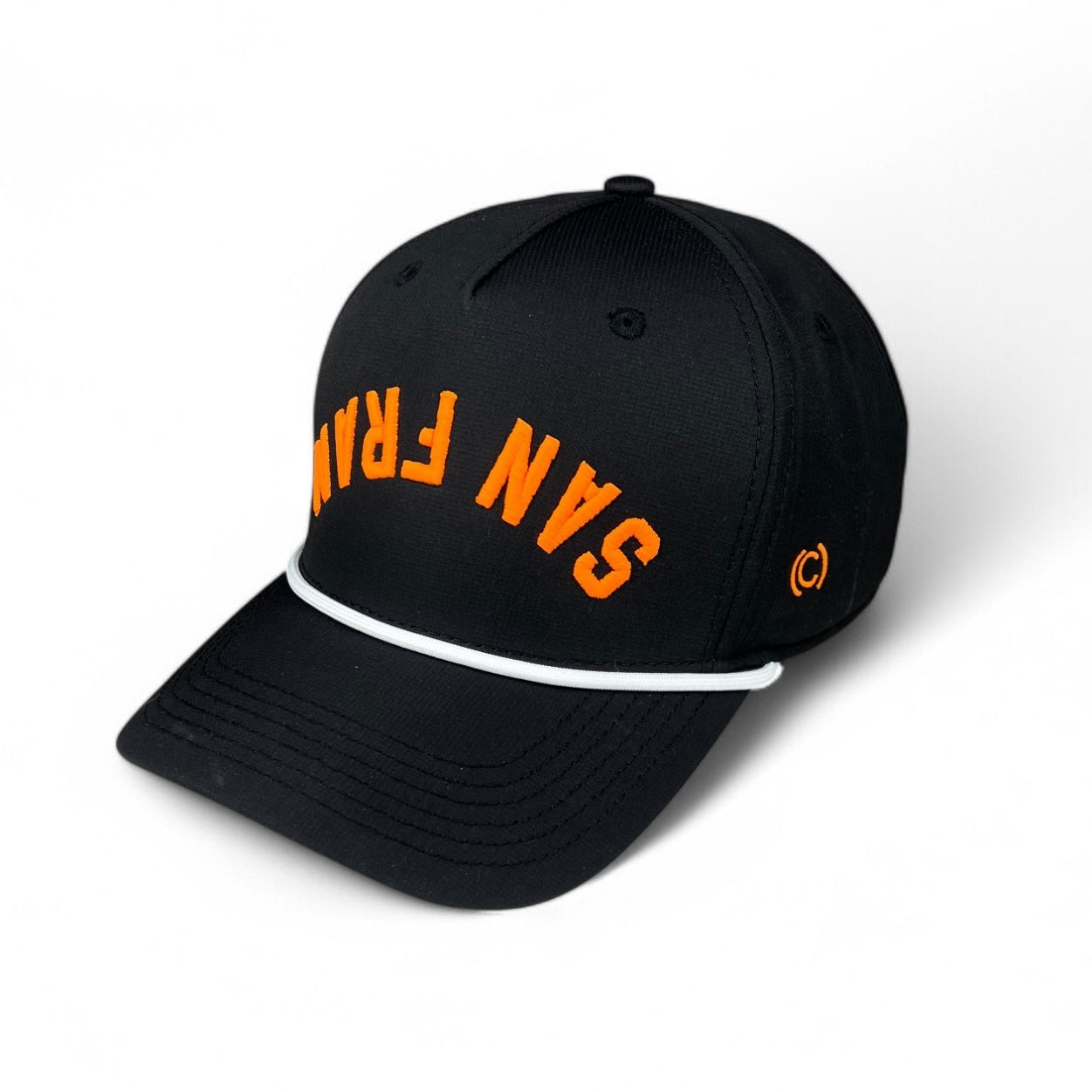 SAN FRAN - Upside Down Black Rope Hat