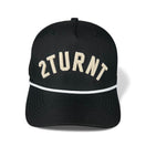 2TURNT - Black (White Rope) Hat