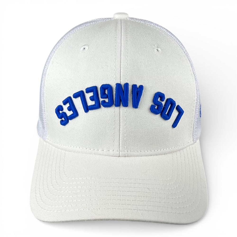 LOS ANGELES - Upside Down White Trucker Hat