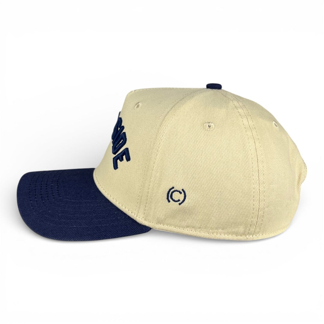 DARK SIDE - Right Side Up Navy & Cream Two-Tone Hat
