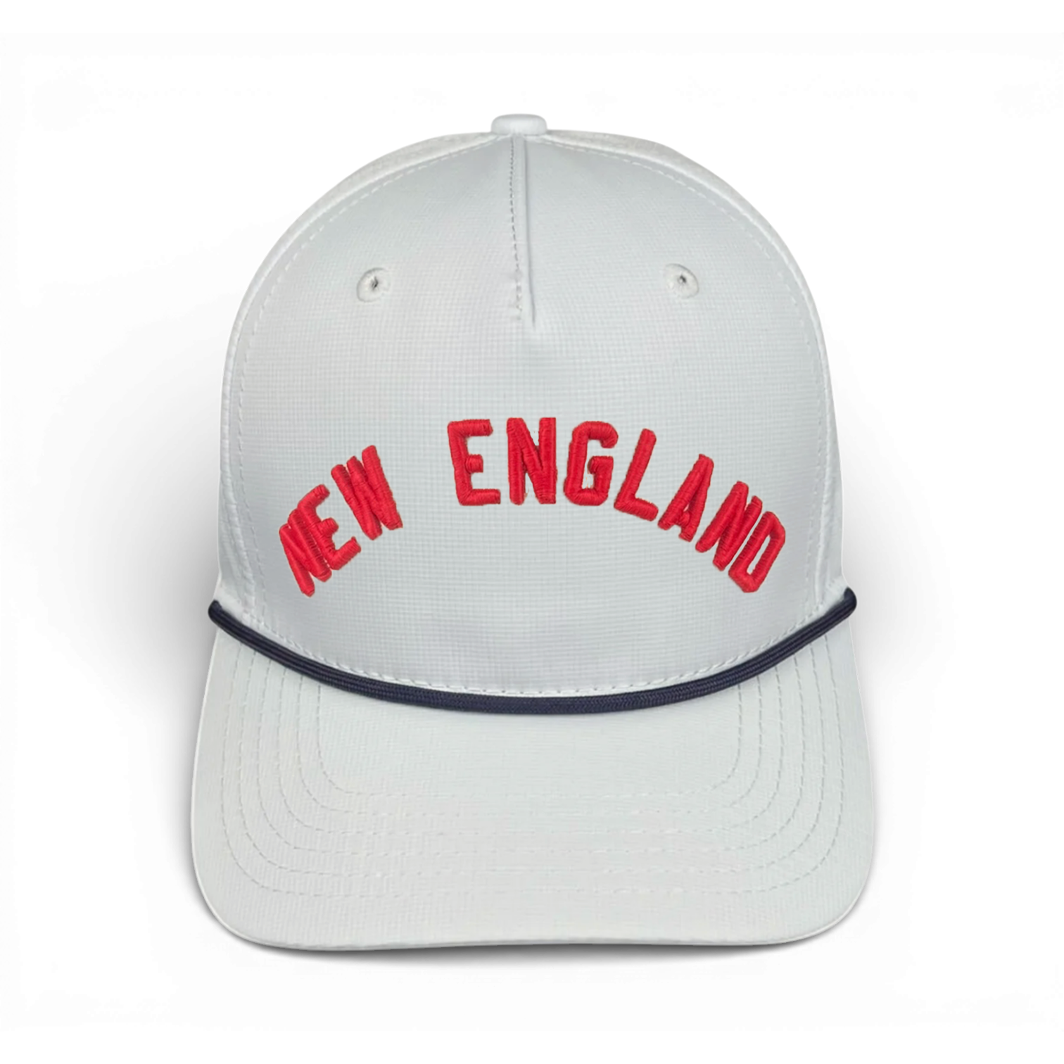 NEW ENGLAND - Right Side Up White Rope Hat