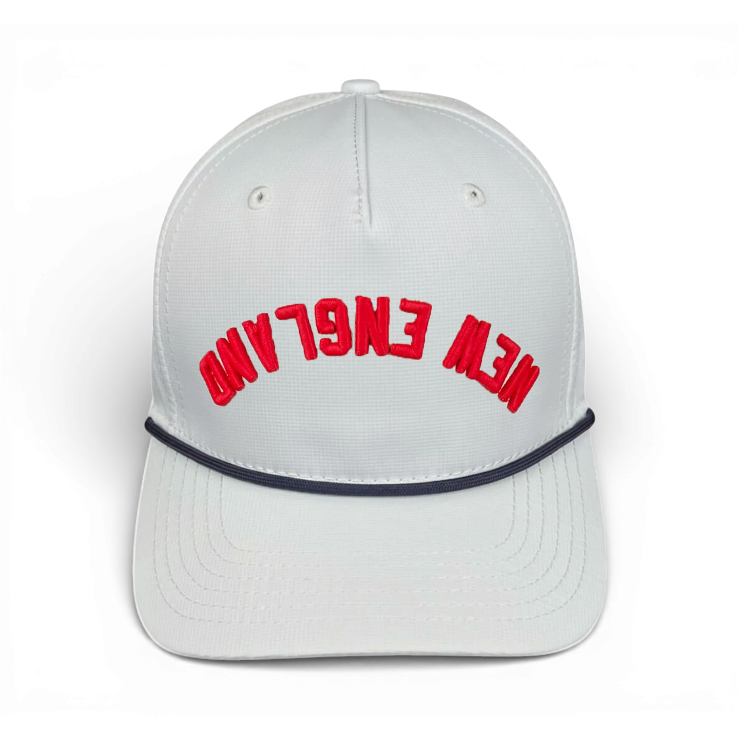 NEW ENGLAND - Upside Down White Rope Hat