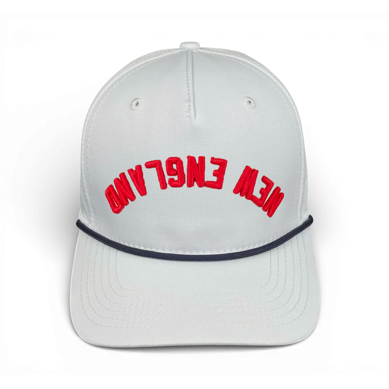 NEW ENGLAND - Upside Down White Rope Hat