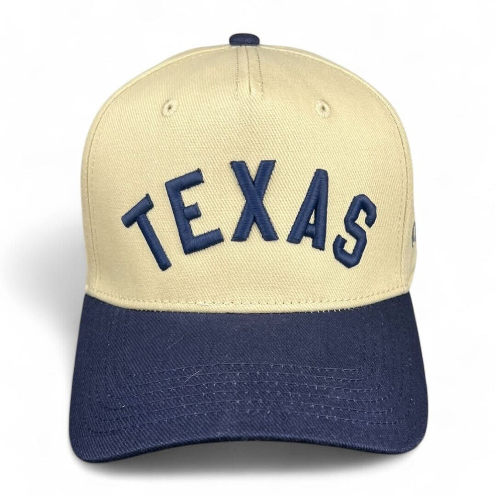 TEXAS -  Navy & Cream Vintage Two-Tone