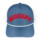 MISSISSIPPI - Rightside Up Dark Blue Rope Hat