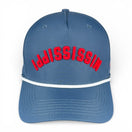 MISSISSIPPI - Upside Down Dark Blue Rope Hat