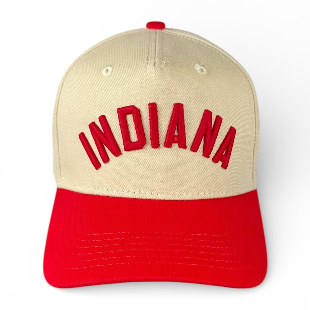 INDIANA - Rightside Up Red & Cream Two-Tone