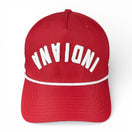 INDIANA - Upside Down Crimson Rope Hat