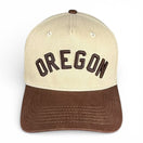 OREGON - Rightside Up Brown and Cream Vintage Two Tone