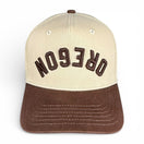 OREGON - Upside Down Brown and Cream Vintage Two Tone